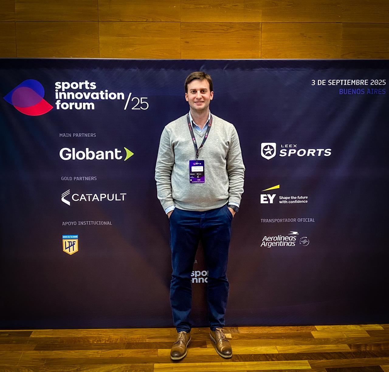 Germán Kovalski en el Sports Innovation Forum 2025, Buenos Aires